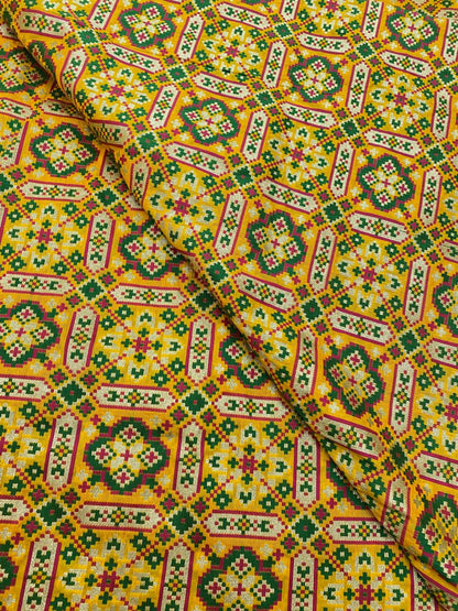 Pure Banarasi Resham Patola Brocade (44"inch)