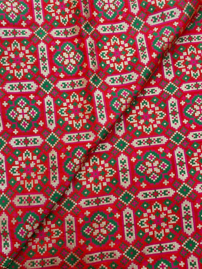 Pure Banarasi Resham Patola Brocade (44"inch)