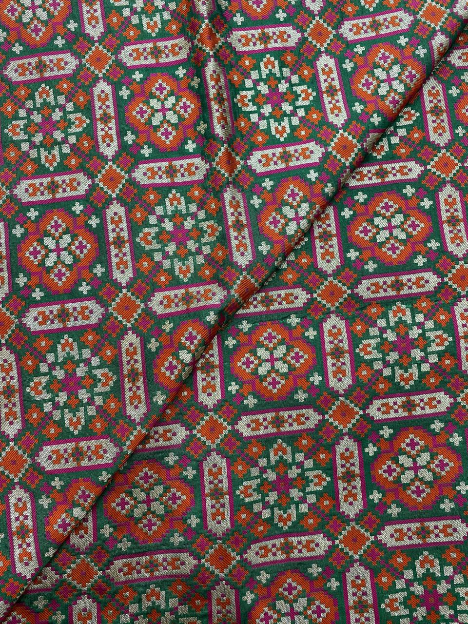 Pure Banarasi Resham Patola Brocade (44"inch)