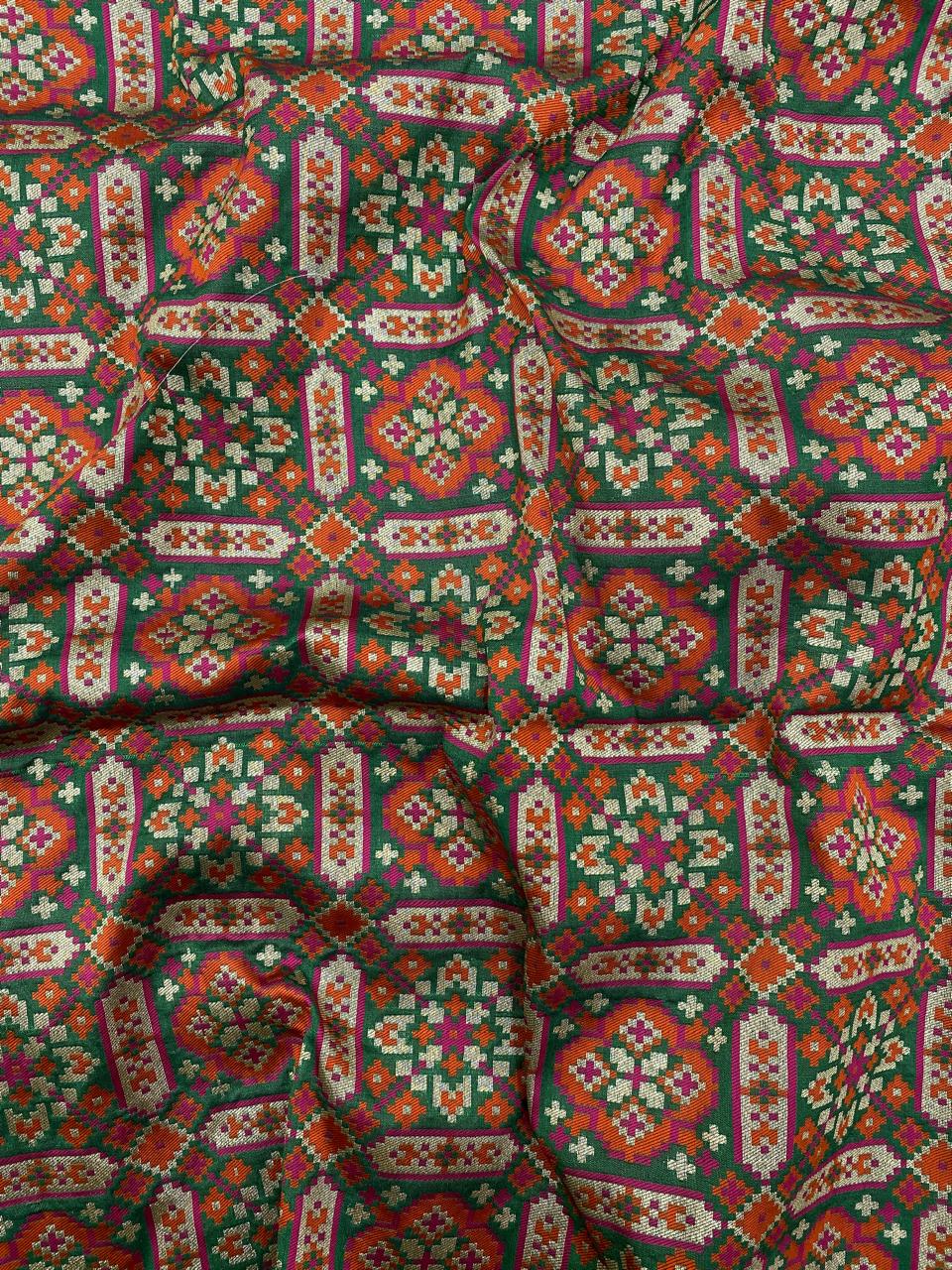 Pure Banarasi Resham Patola Brocade (44"inch)
