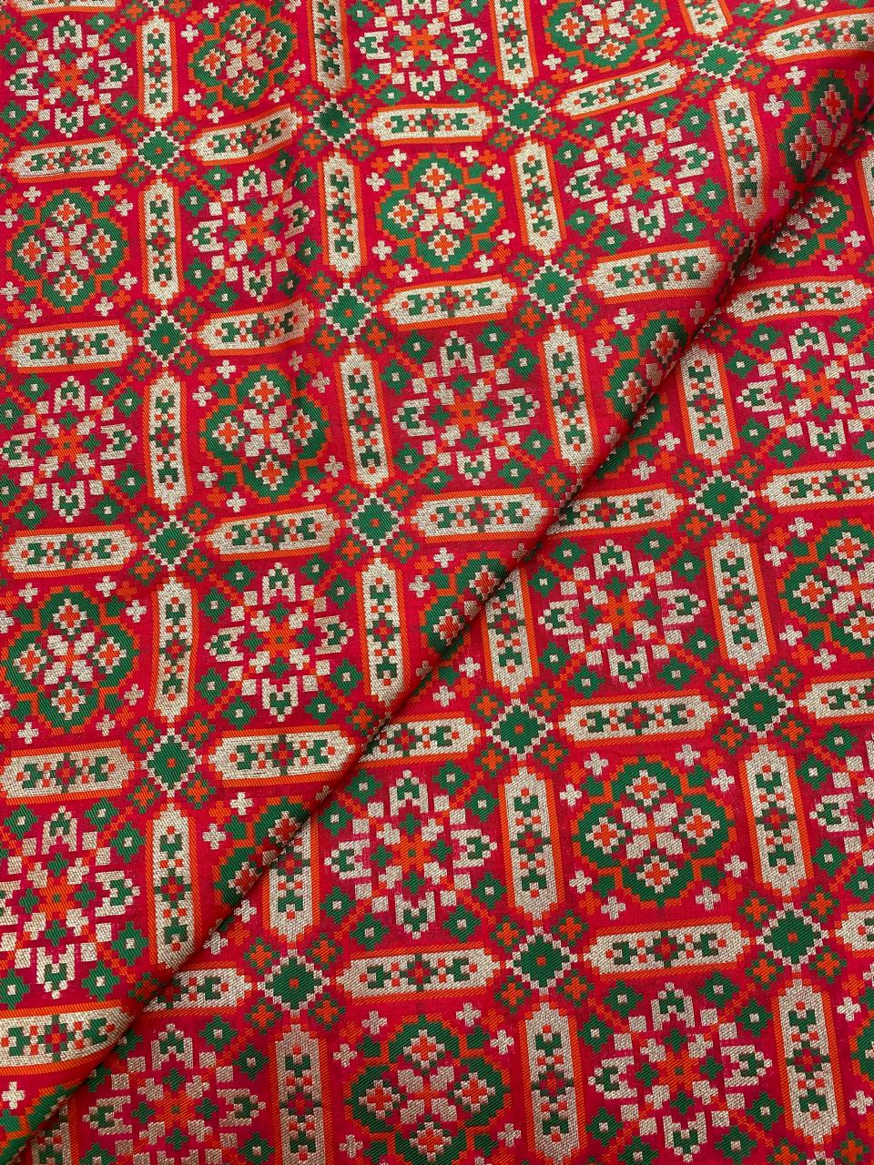 Pure Banarasi Resham Patola Brocade (44"inch)