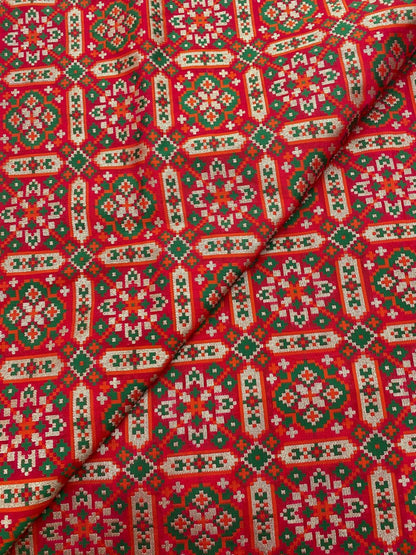 Pure Banarasi Resham Patola Brocade (44"inch)