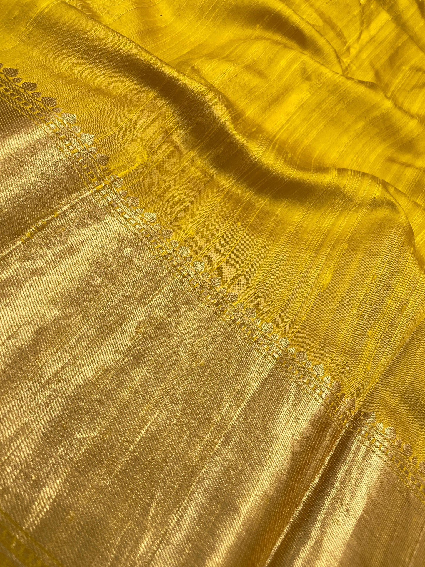 Pure Raw Silk Zari Border (54'inch)