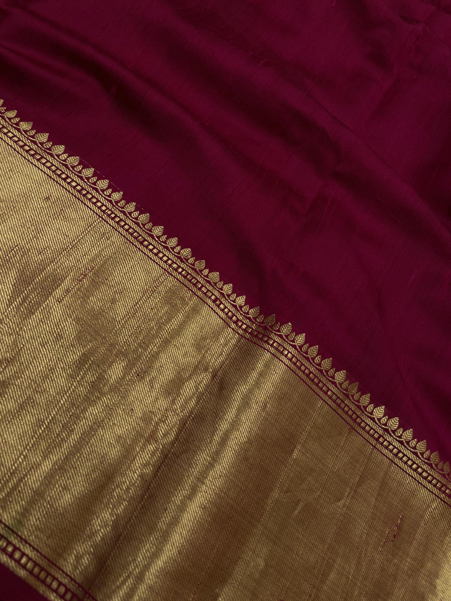 Pure Raw Silk Zari Border (54'inch)
