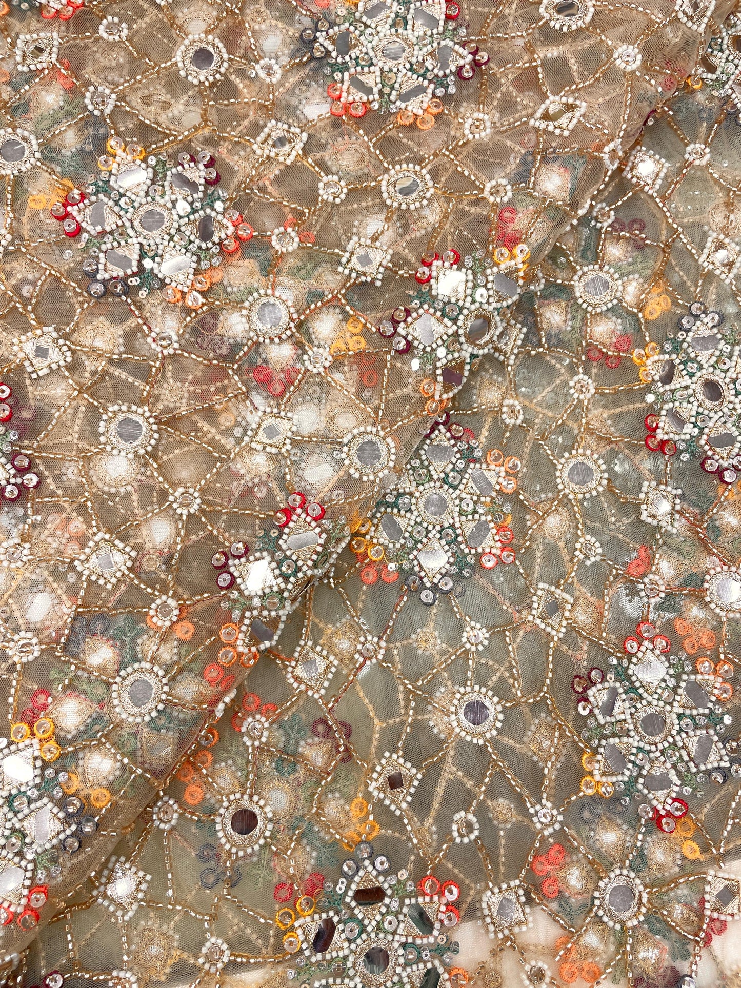 Net Beads Embroidery