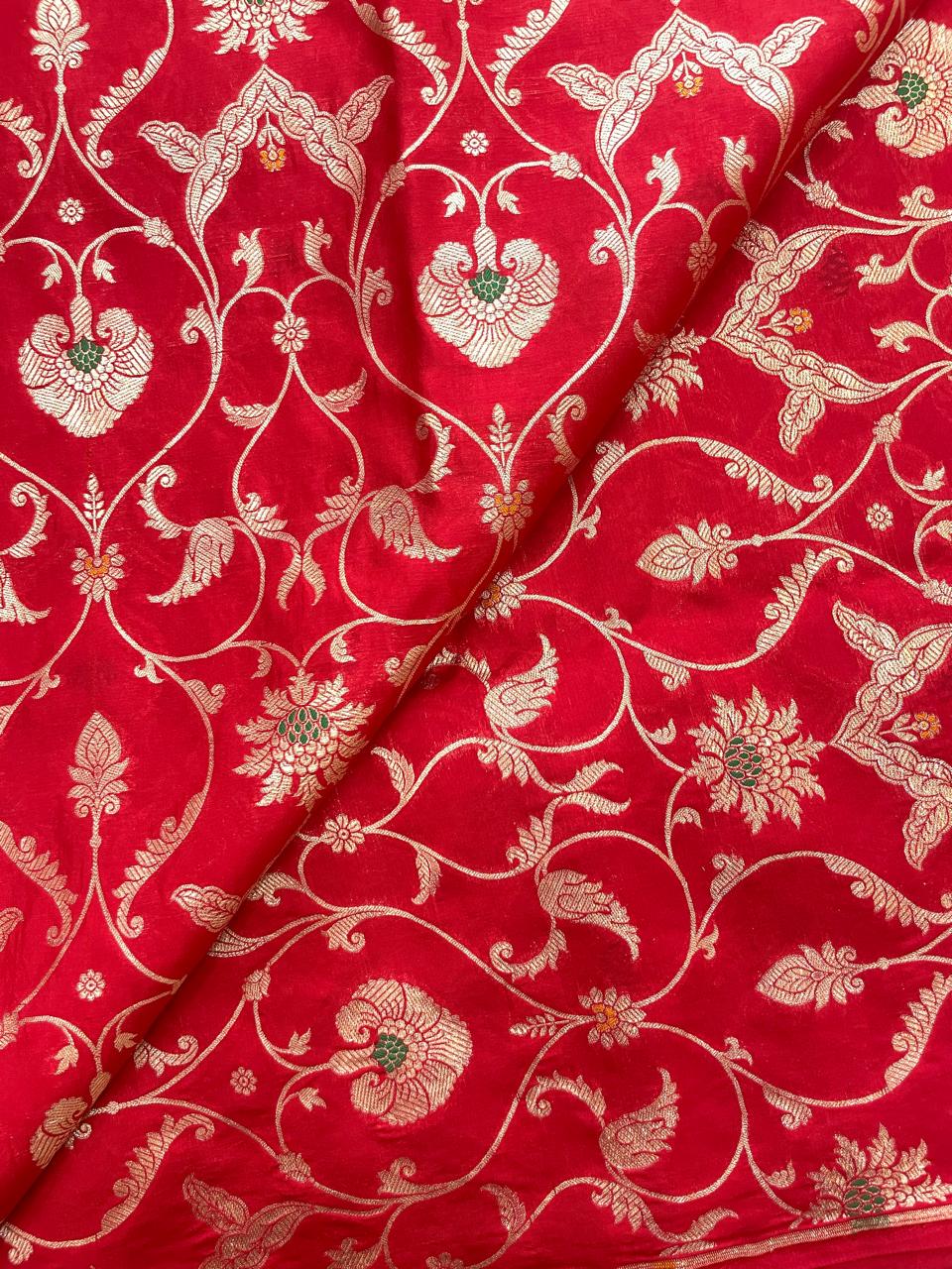 Pure Raw Silk Meena Brocade (44'inch)