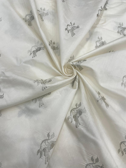 Pure Katan Silk Embroidery Dyeable
