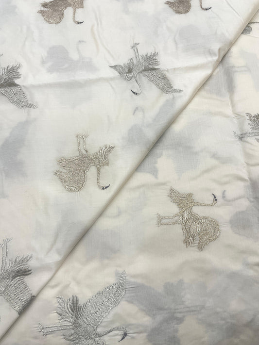Pure Katan Silk Embroidery Dyeable