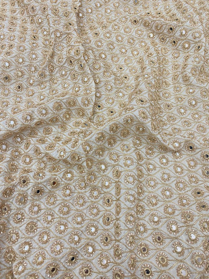 Crepe Embroidery Dyeable