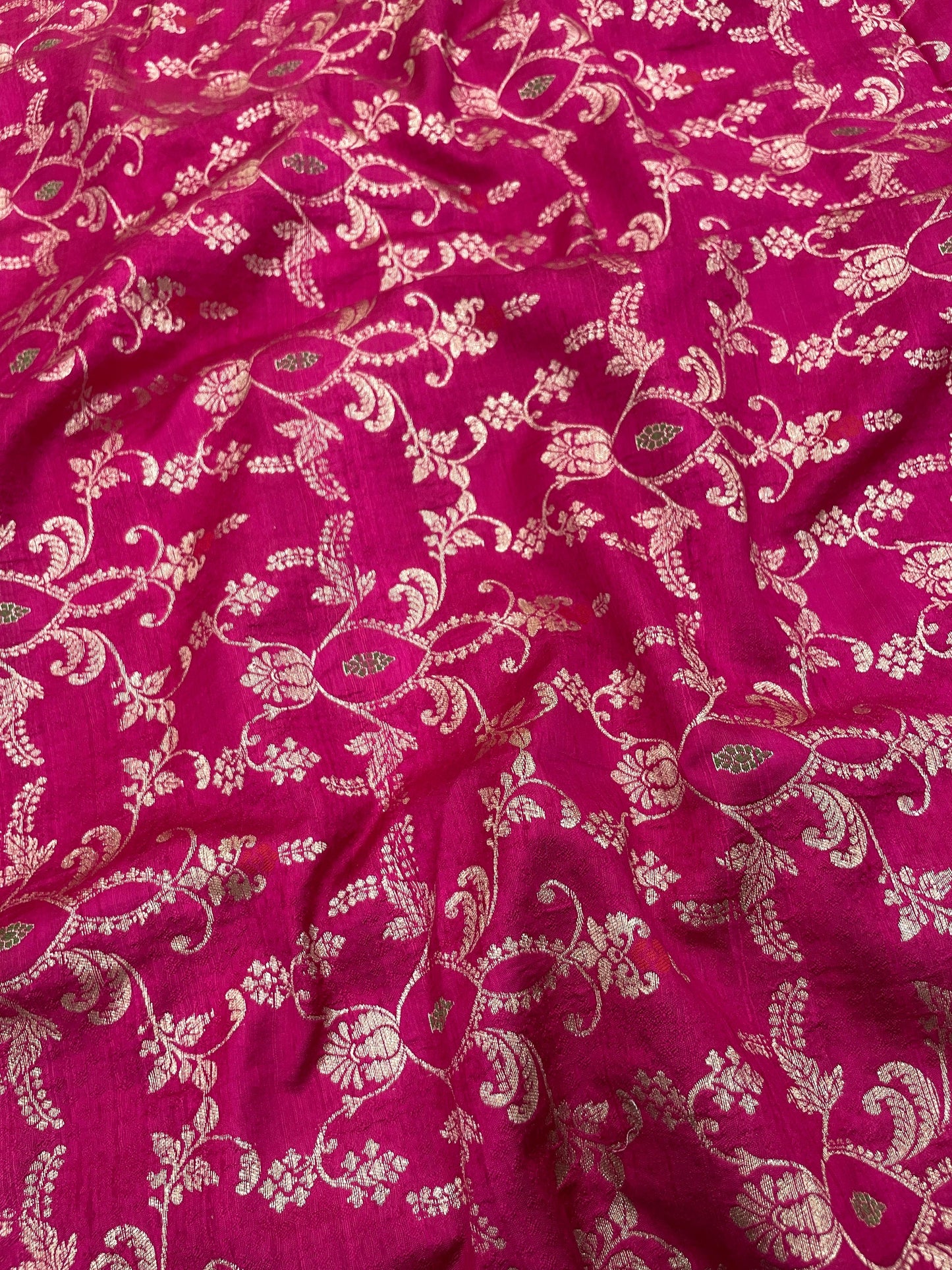 Pure Raw Silk Meena Brocade (44'inch)