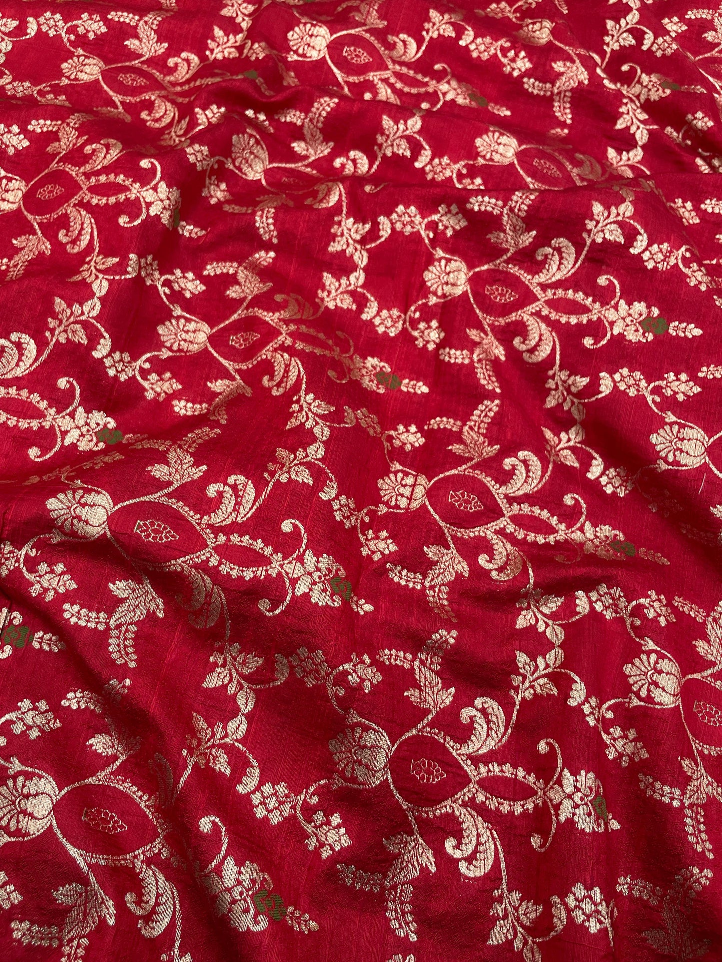 Pure Raw Silk Meena Brocade (44'inch)