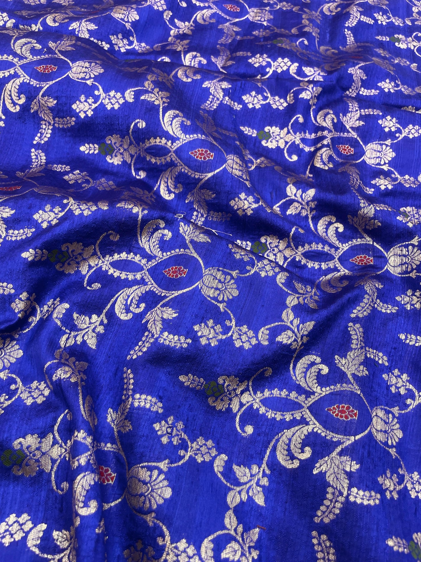 Pure Raw Silk Meena Brocade (44'inch)