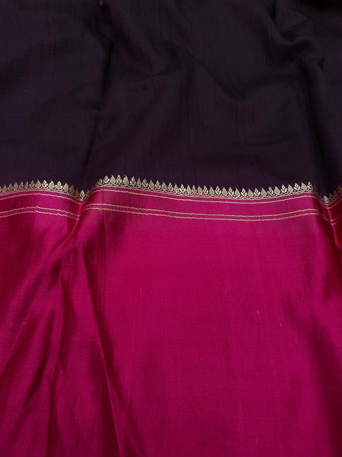 Pure Raw Silk Satin Border (54'inch)
