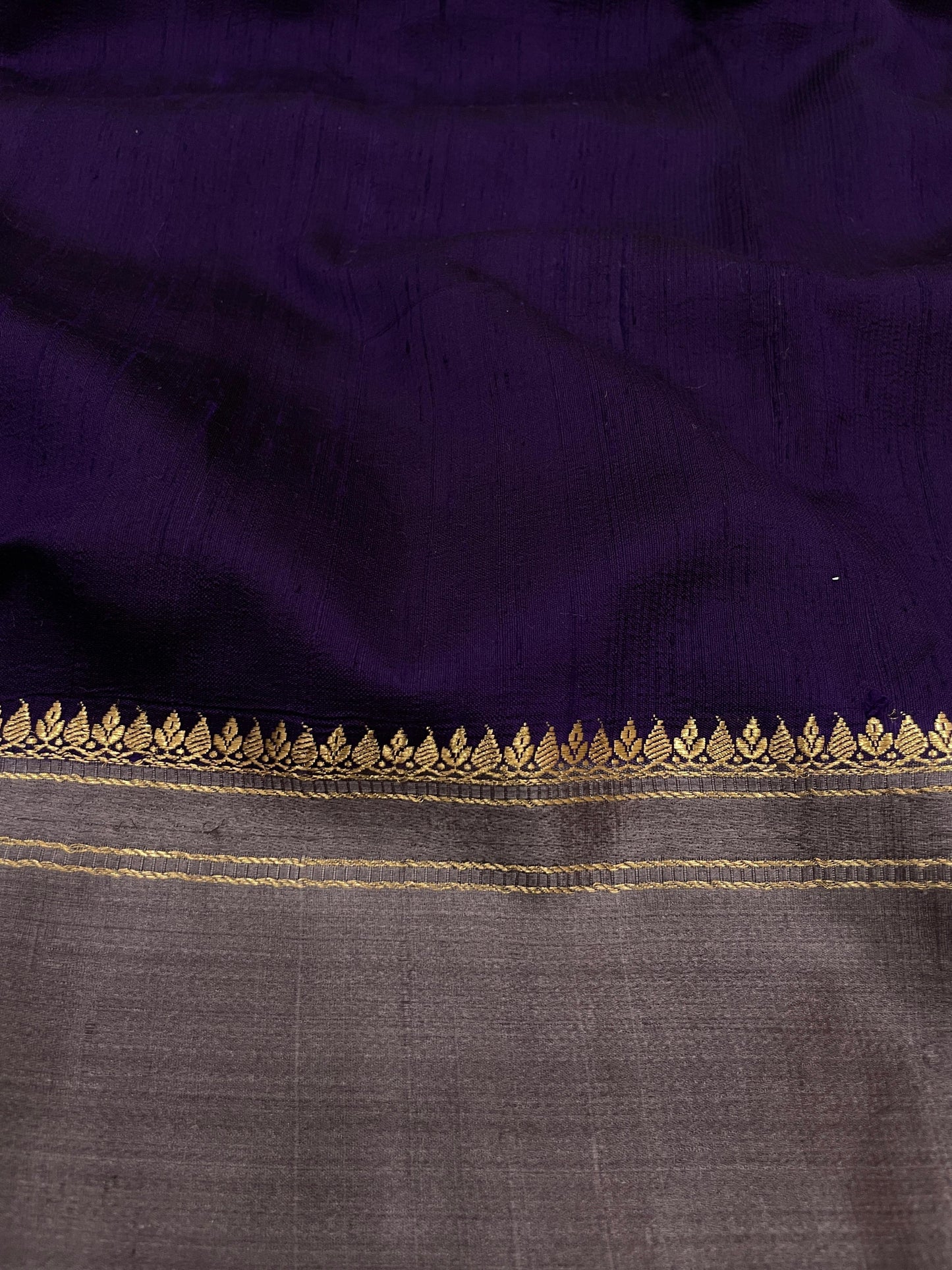 Pure Raw Silk Satin Border (54'inch)