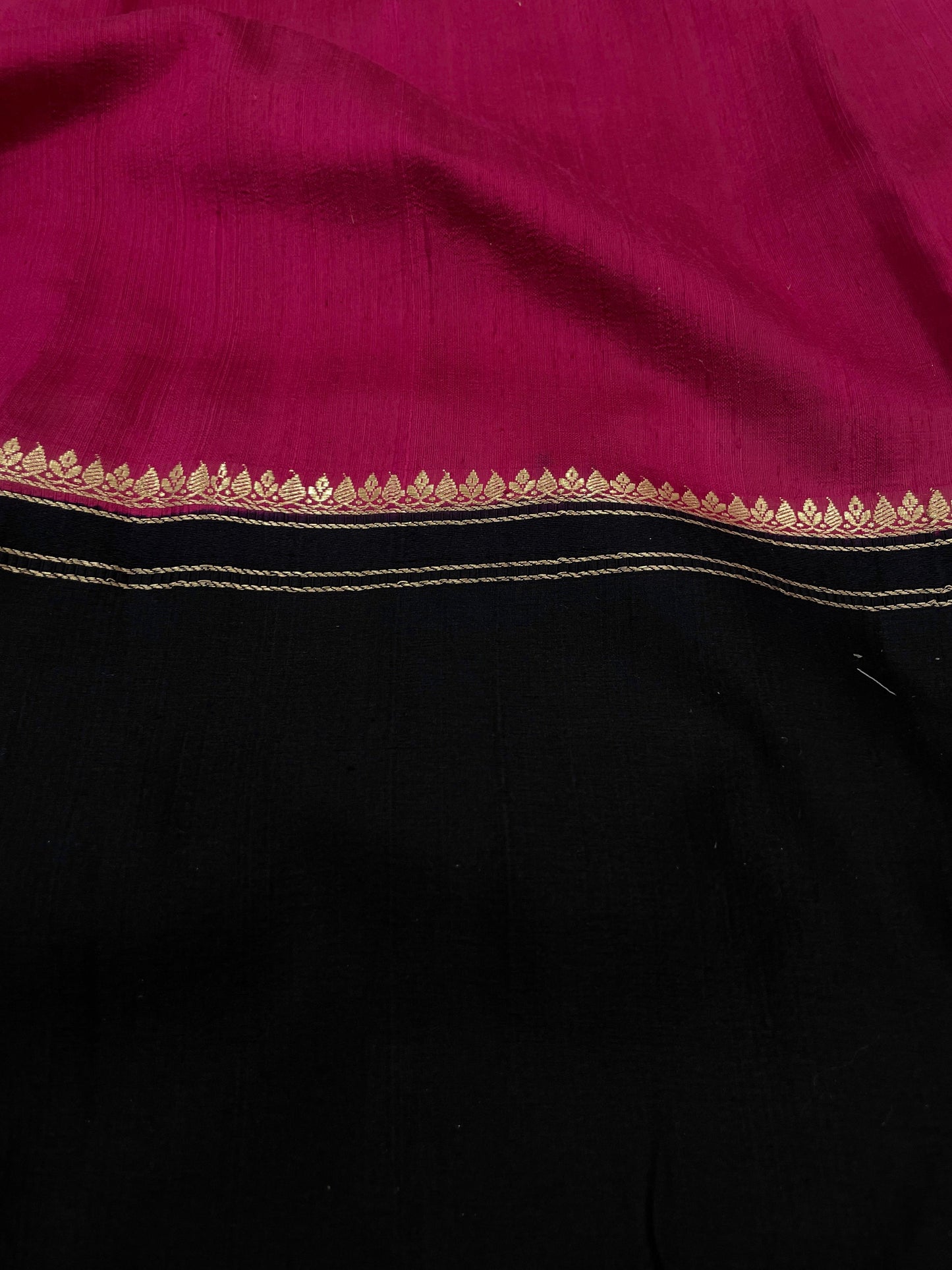 Pure Raw Silk Satin Border (54'inch)