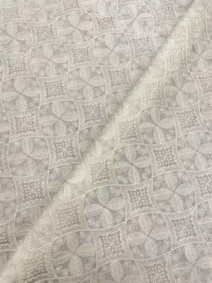 Mysore Silk Embroidery Dyeable