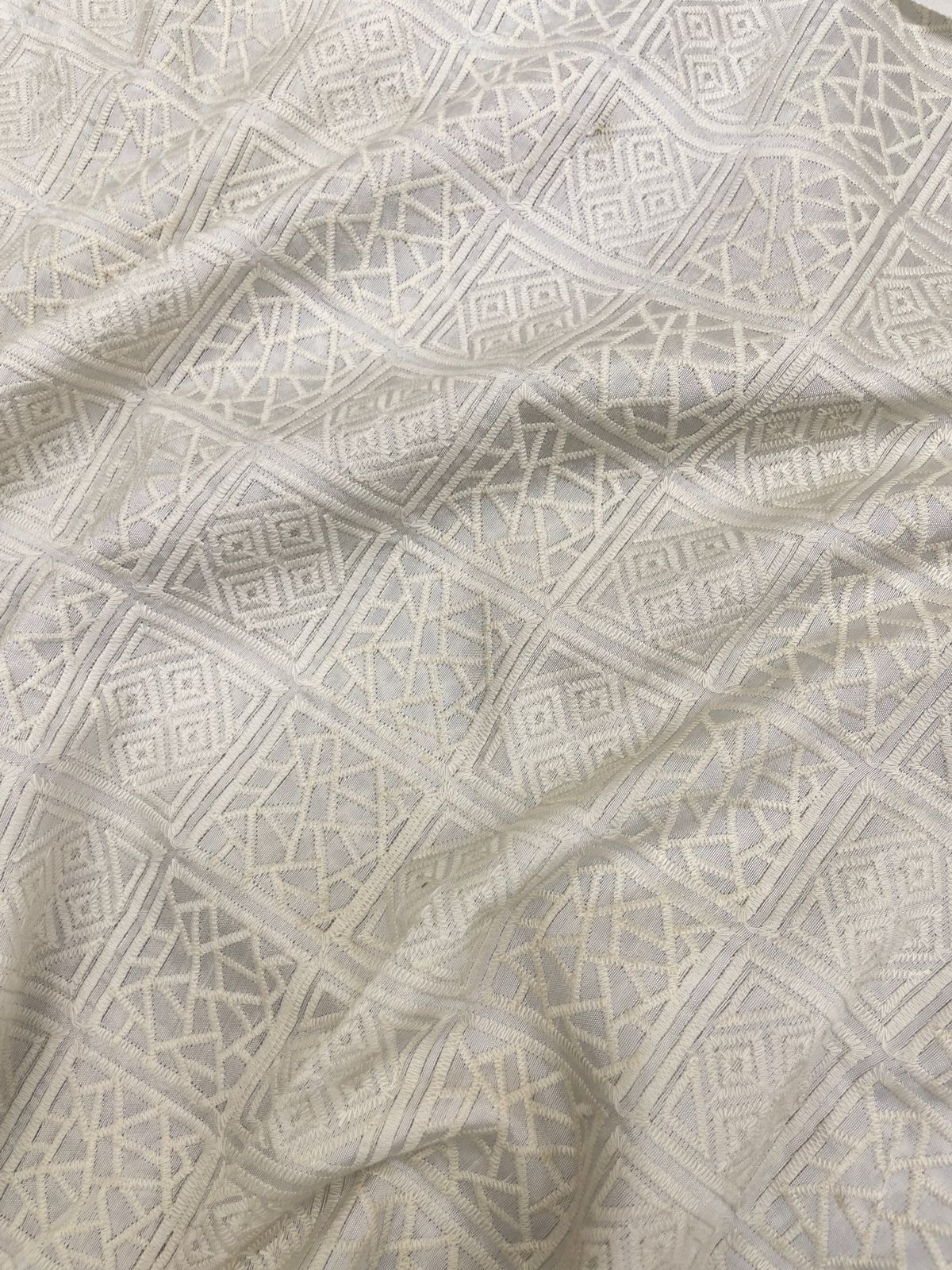 Mysore Silk Embroidery Dyeable