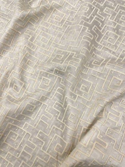 Mysore Silk Embroidery Dyeable