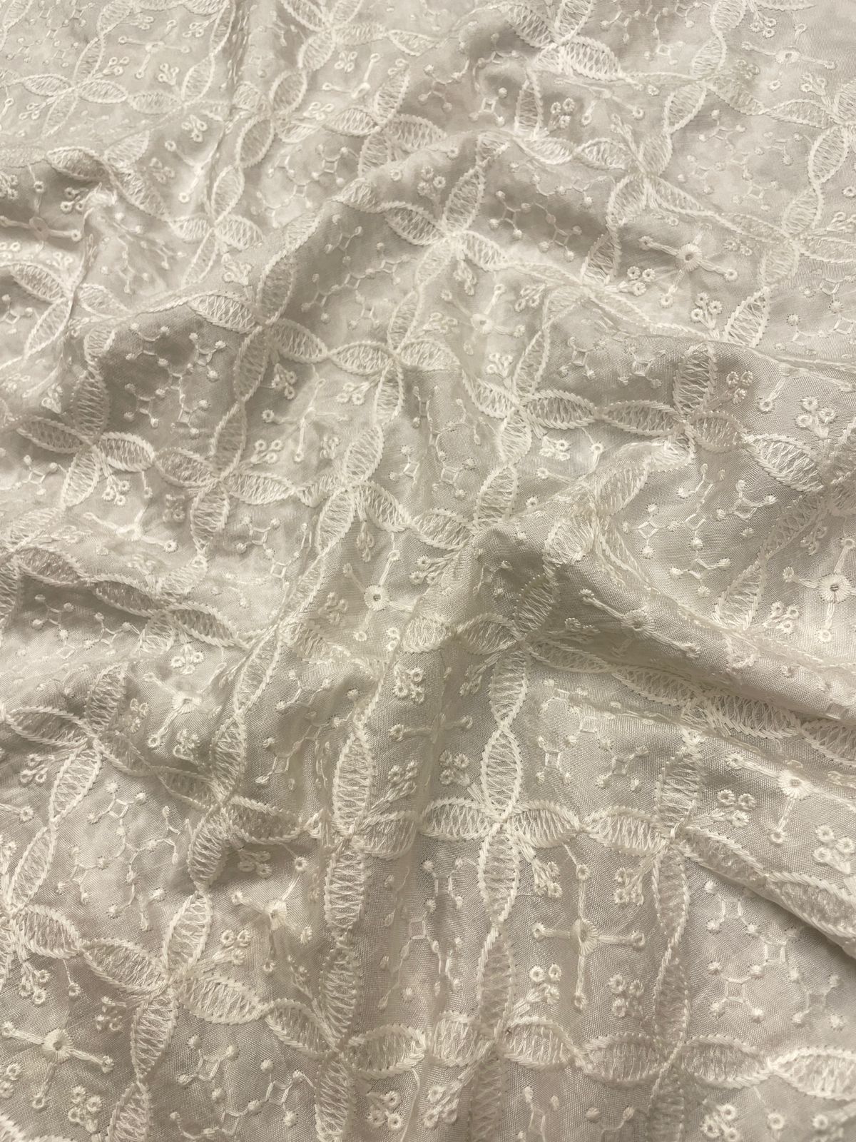 Mysore Silk Embroidery Dyeable