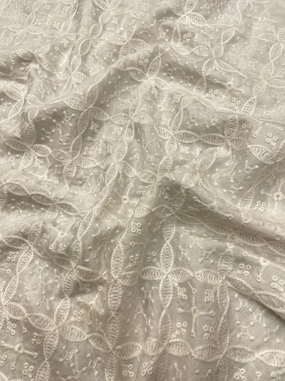 Mysore Silk Embroidery Dyeable