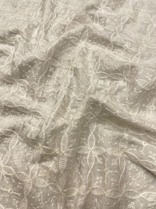 Mysore Silk Embroidery Dyeable