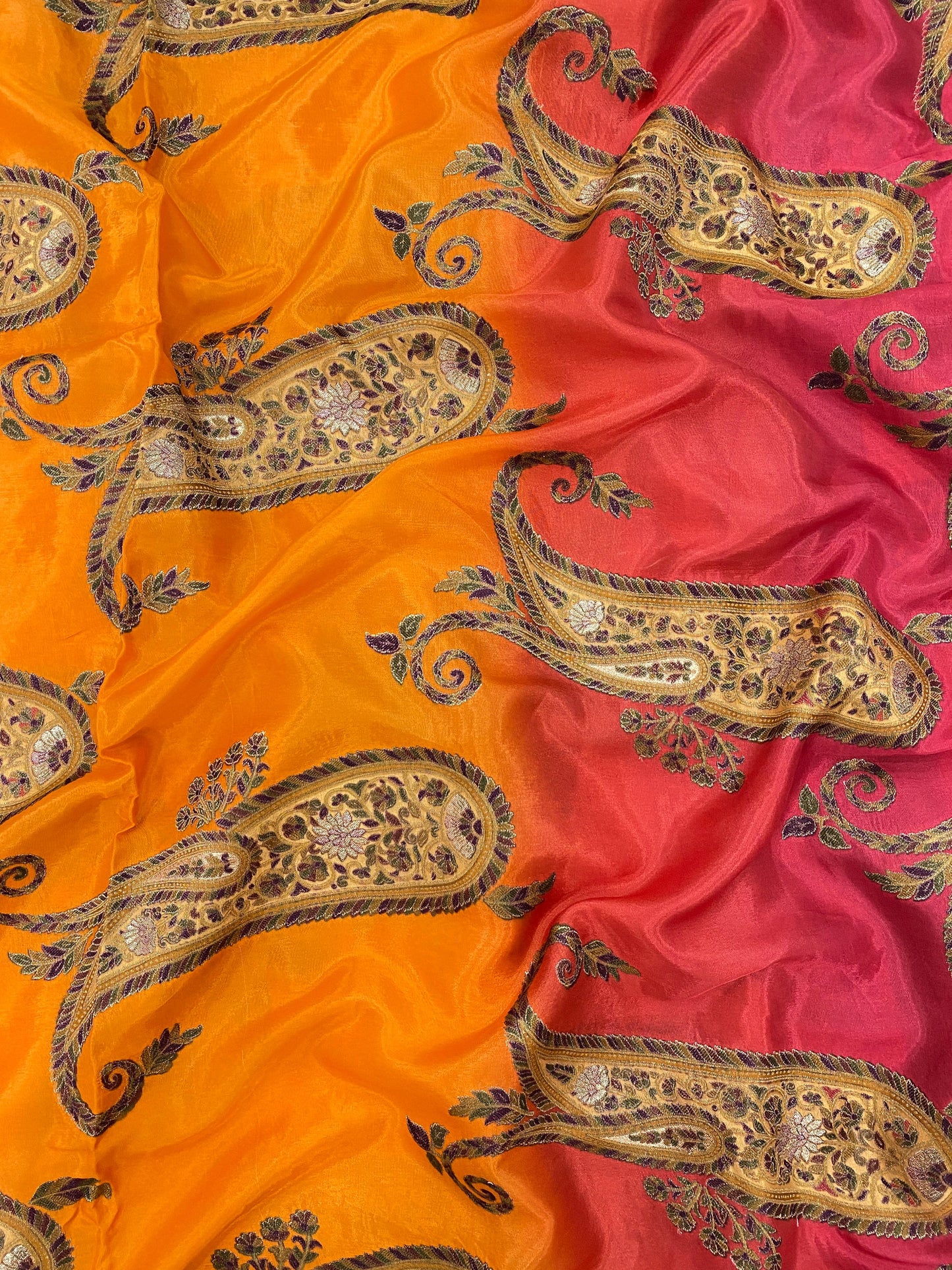 Banarasi Brocade Meena With Shaded