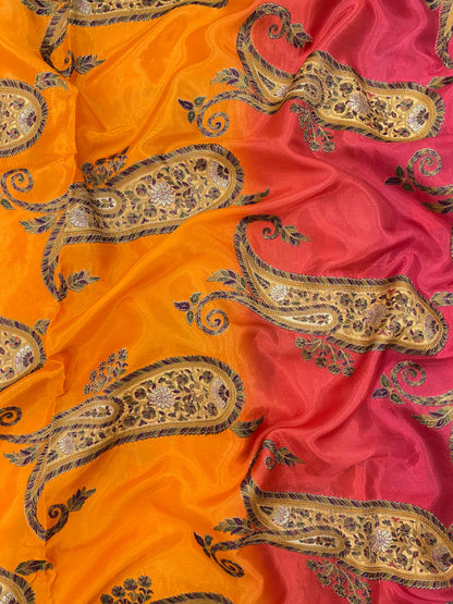 Banarasi Brocade Meena With Shaded