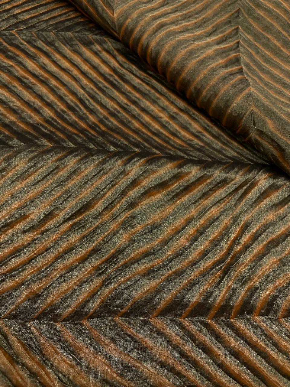 Pure Banarasi Silk Tissue With Sibori