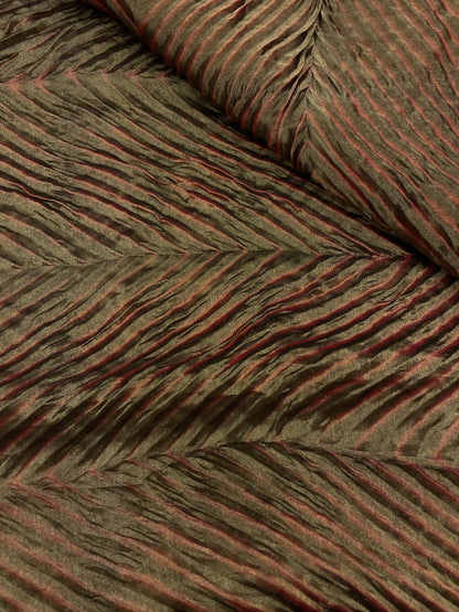 Pure Banarasi Silk Tissue With Sibori