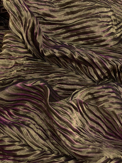 Pure Banarasi Silk Tissue With Sibori