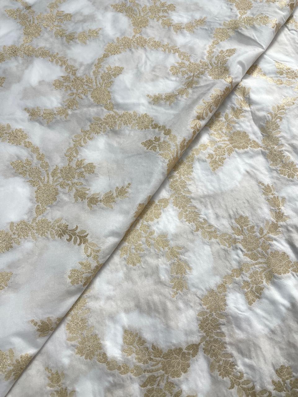 Banarasi Brocade Dyeable