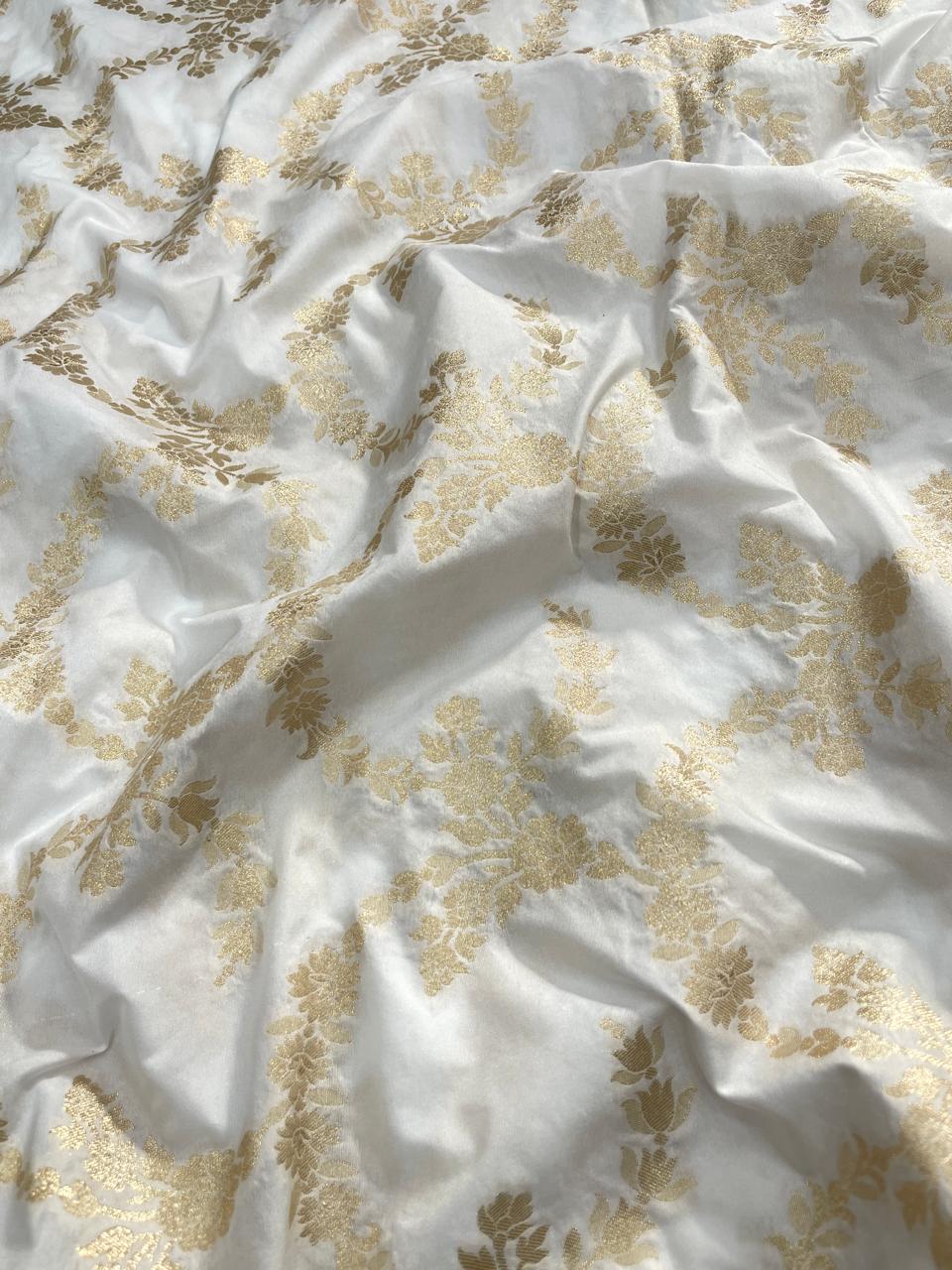 Banarasi Brocade Dyeable