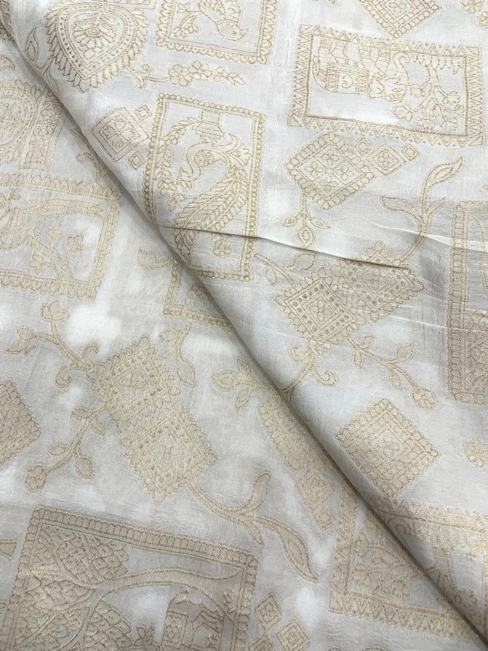 Banarasi Brocade Dyeable