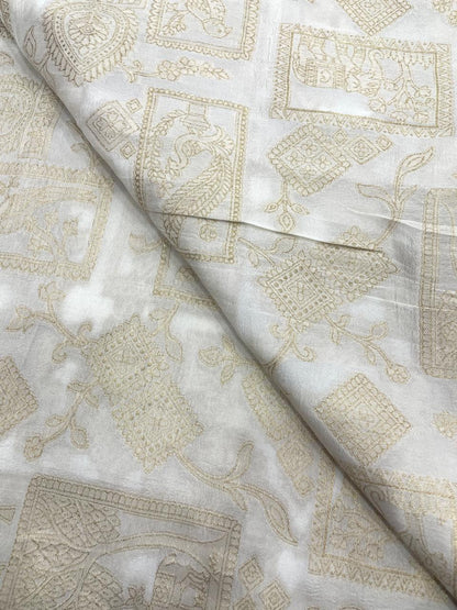 Banarasi Brocade Dyeable