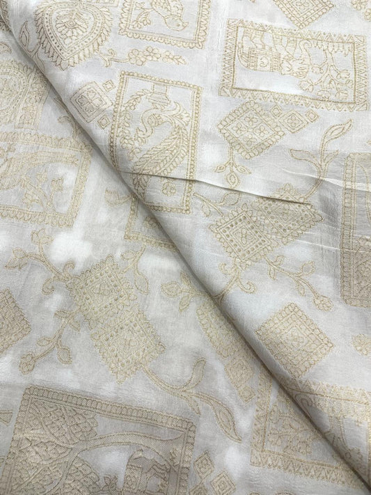 Banarasi Brocade Dyeable