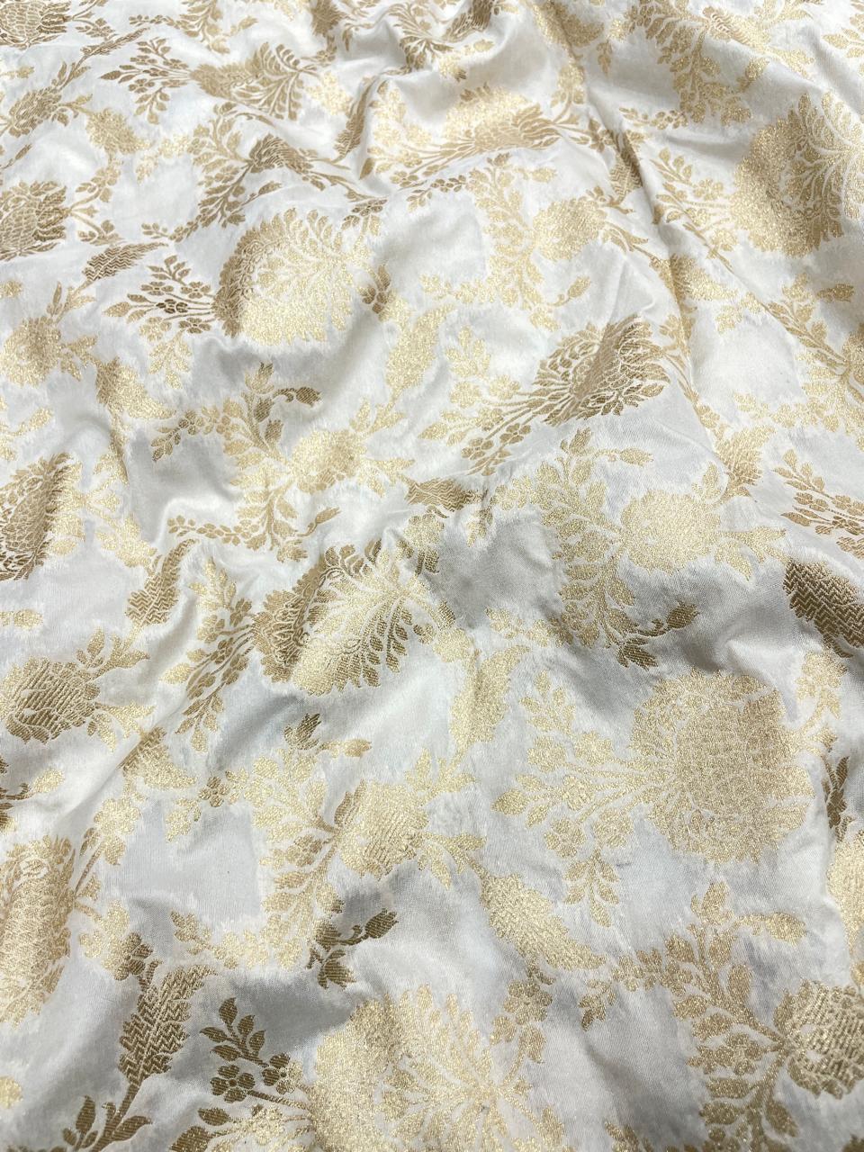 Banarasi Brocade Dyeable