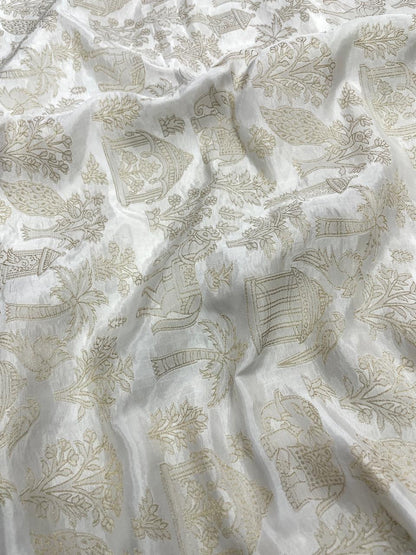 Banarasi Brocade Dyeable