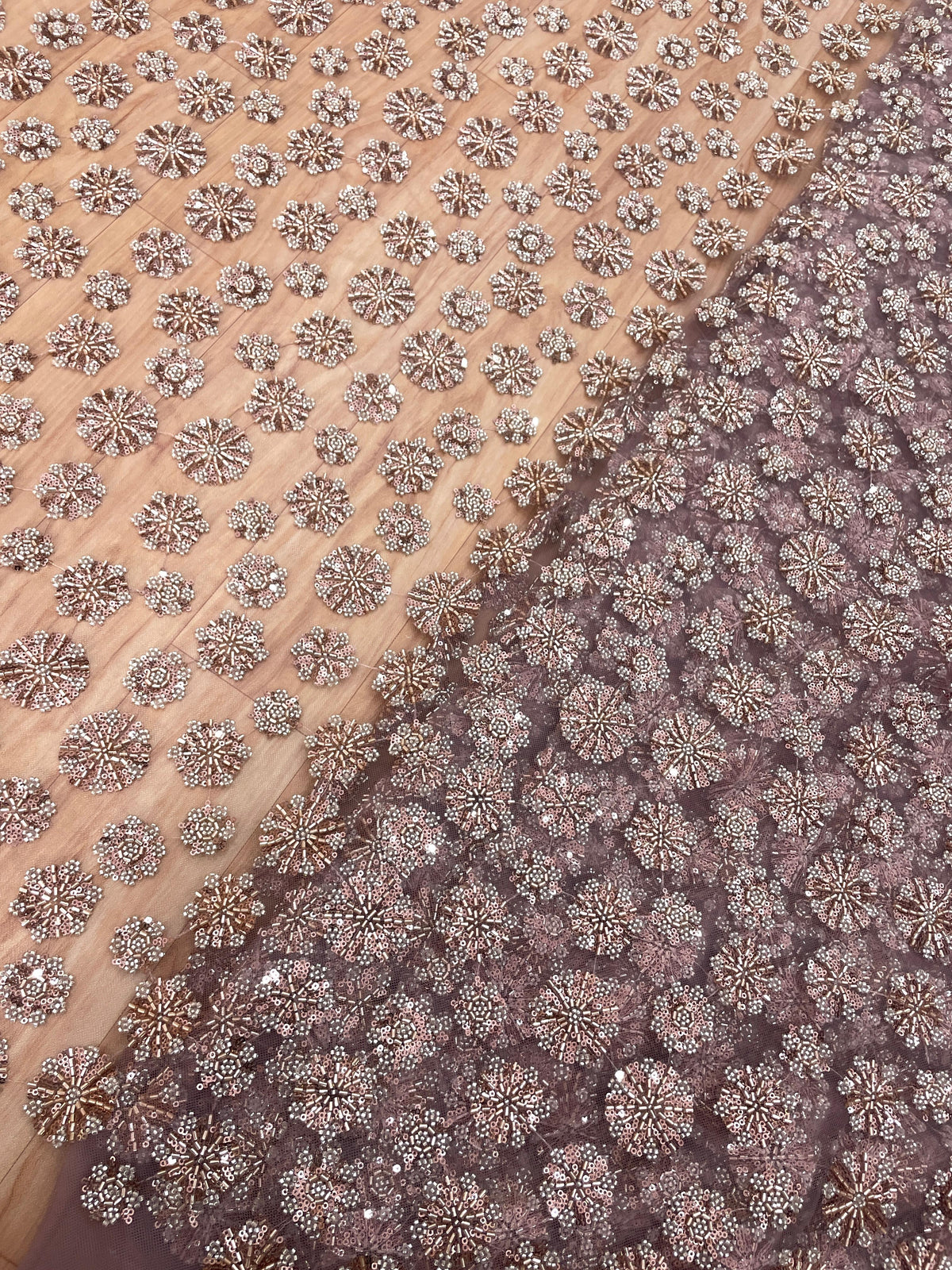 Net Beads Embroidery (54'inch)
