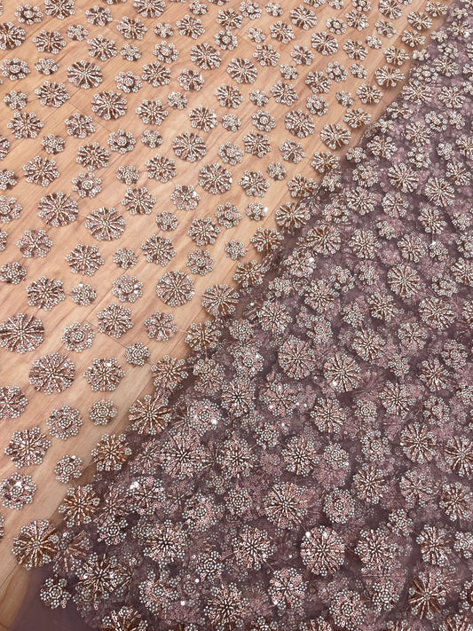 Net Beads Embroidery (54'inch)