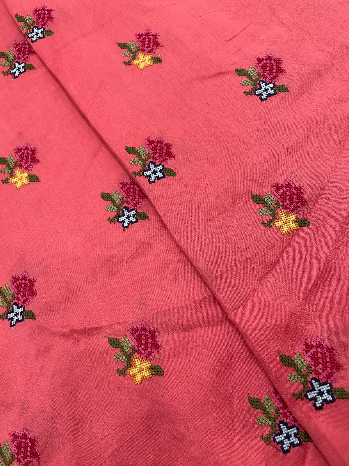 Mysore Silk Multithread Embroidery (44'inch)