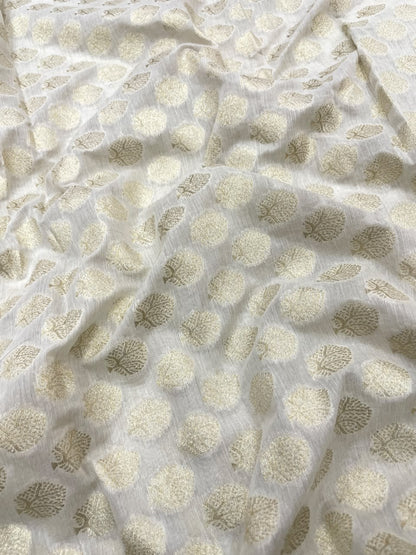 Chanderi Jacquard Dyeable