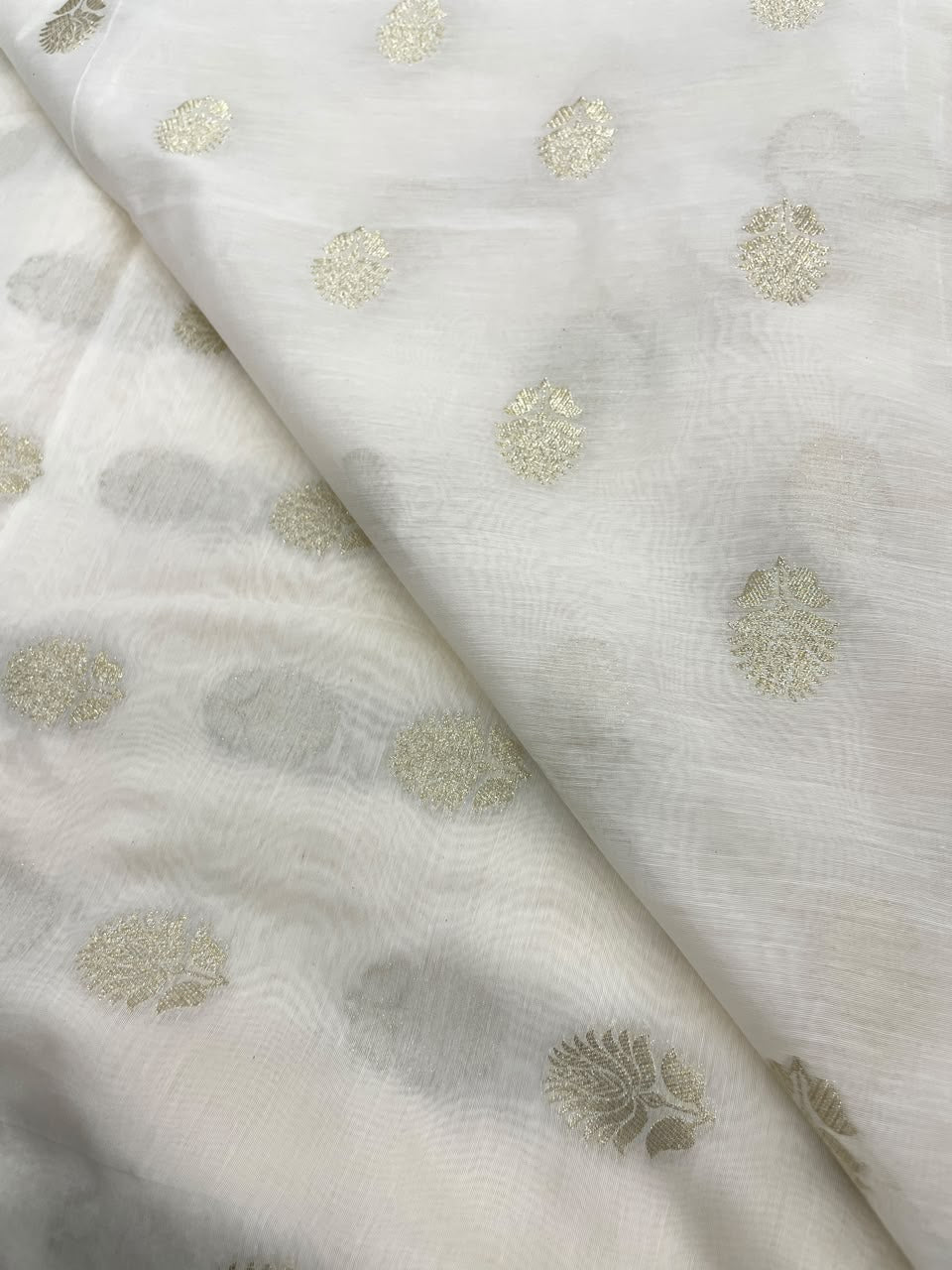 Chanderi Jacquard Dyeable