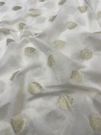 Chanderi Jacquard Dyeable