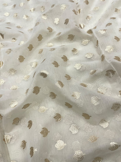 Chanderi Jacquard Dyeable