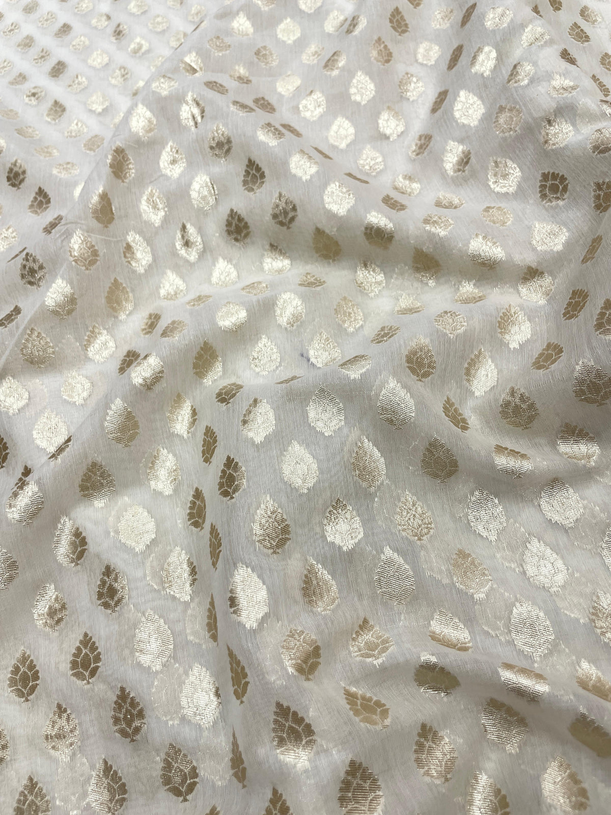 Chanderi Jacquard Dyeable