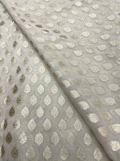 Chanderi Jacquard Dyeable