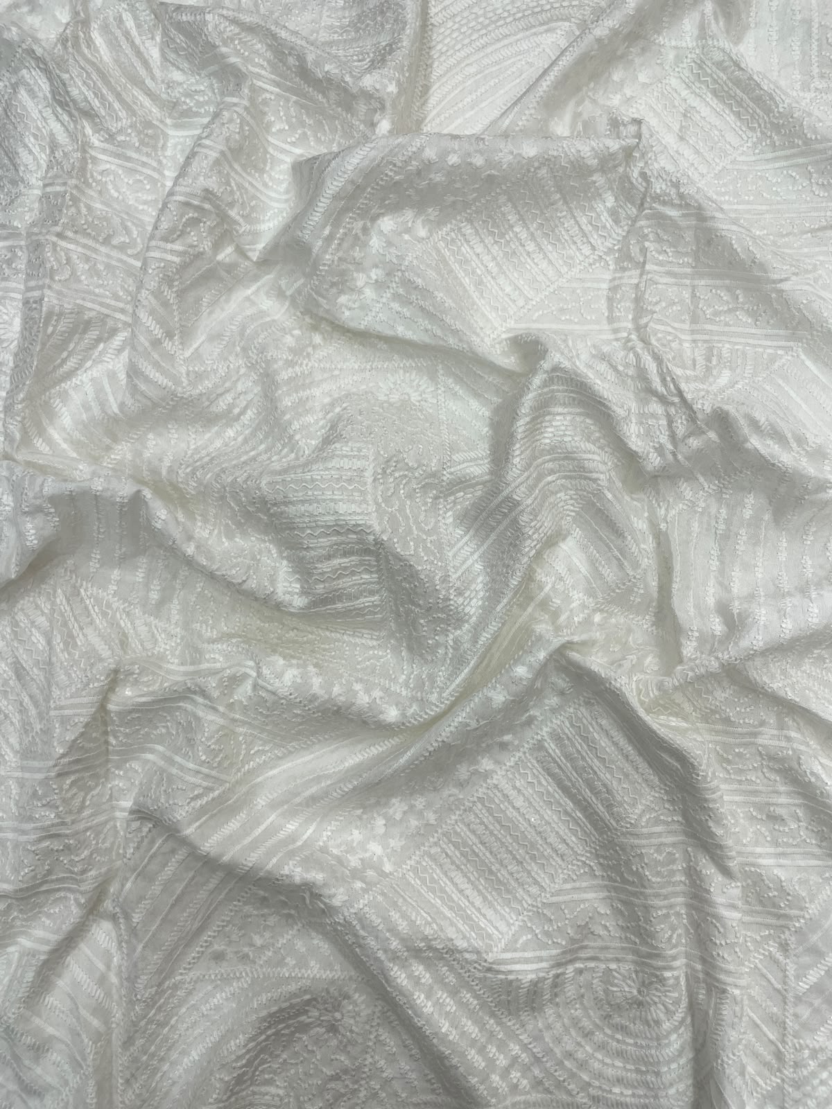 Mysore Silk Embroidery Dyeable