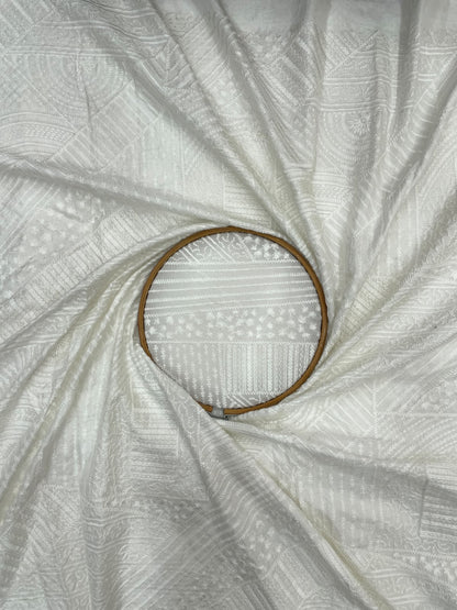 Mysore Silk Embroidery Dyeable