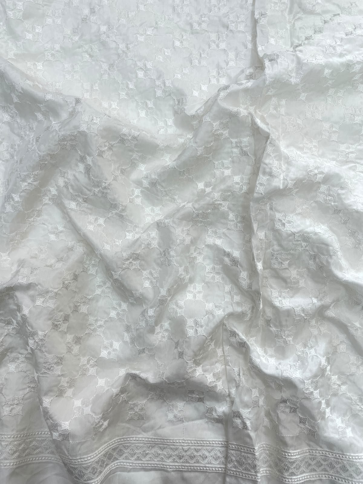 Mysore Silk Embroidery Dyeable