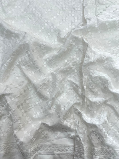 Mysore Silk Embroidery Dyeable
